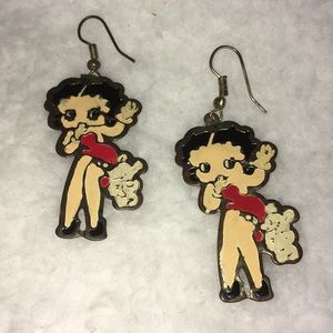 So cute early vintage like Betty boop earrings